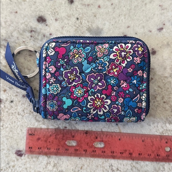 Vera Bradley Blue and Pink Disney ID Holder - Picture 2 of 3